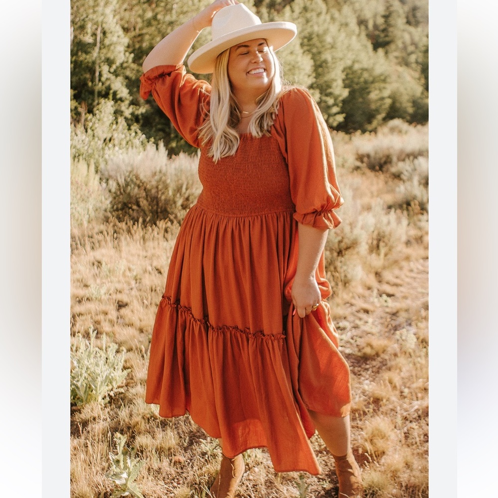Ivy City Co Lani Spice Midi Dress